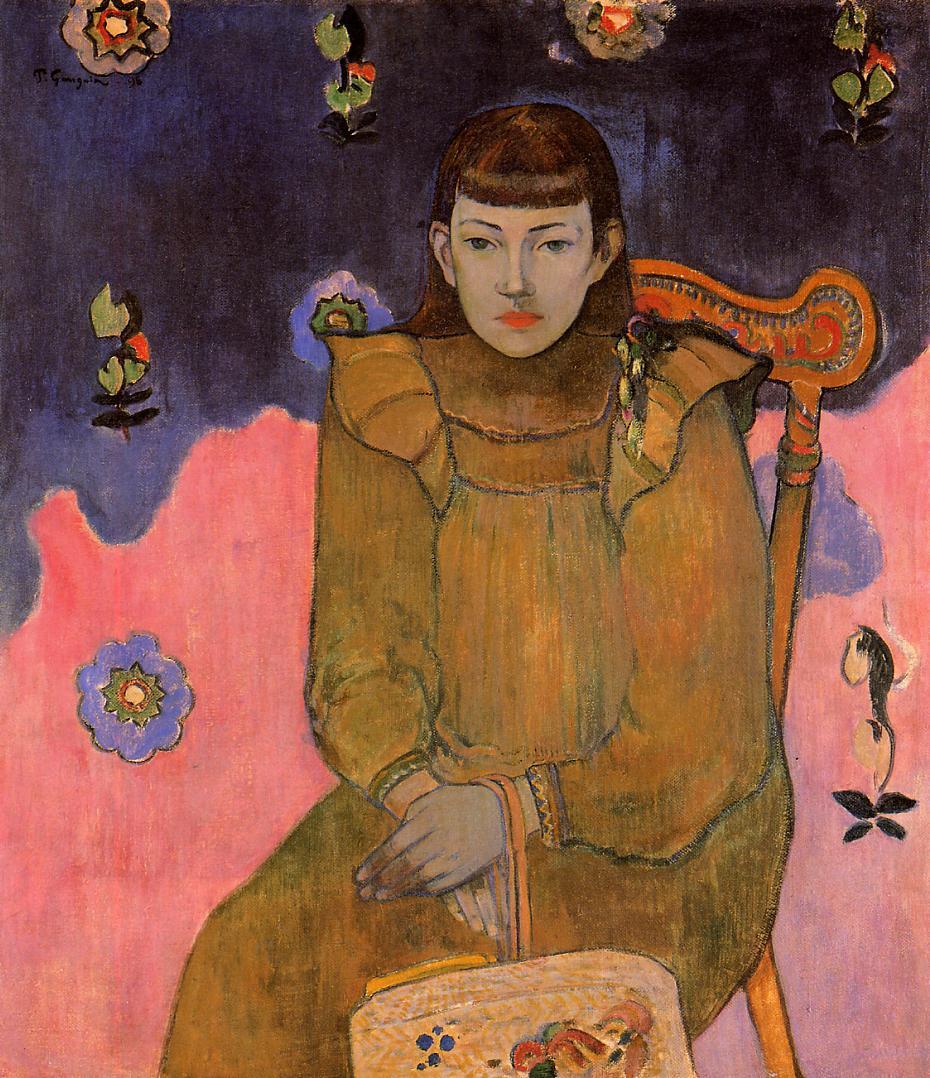 Portrait of a Young Woman, Vaite (Jeanne) Goupil - Paul Gauguin Painting